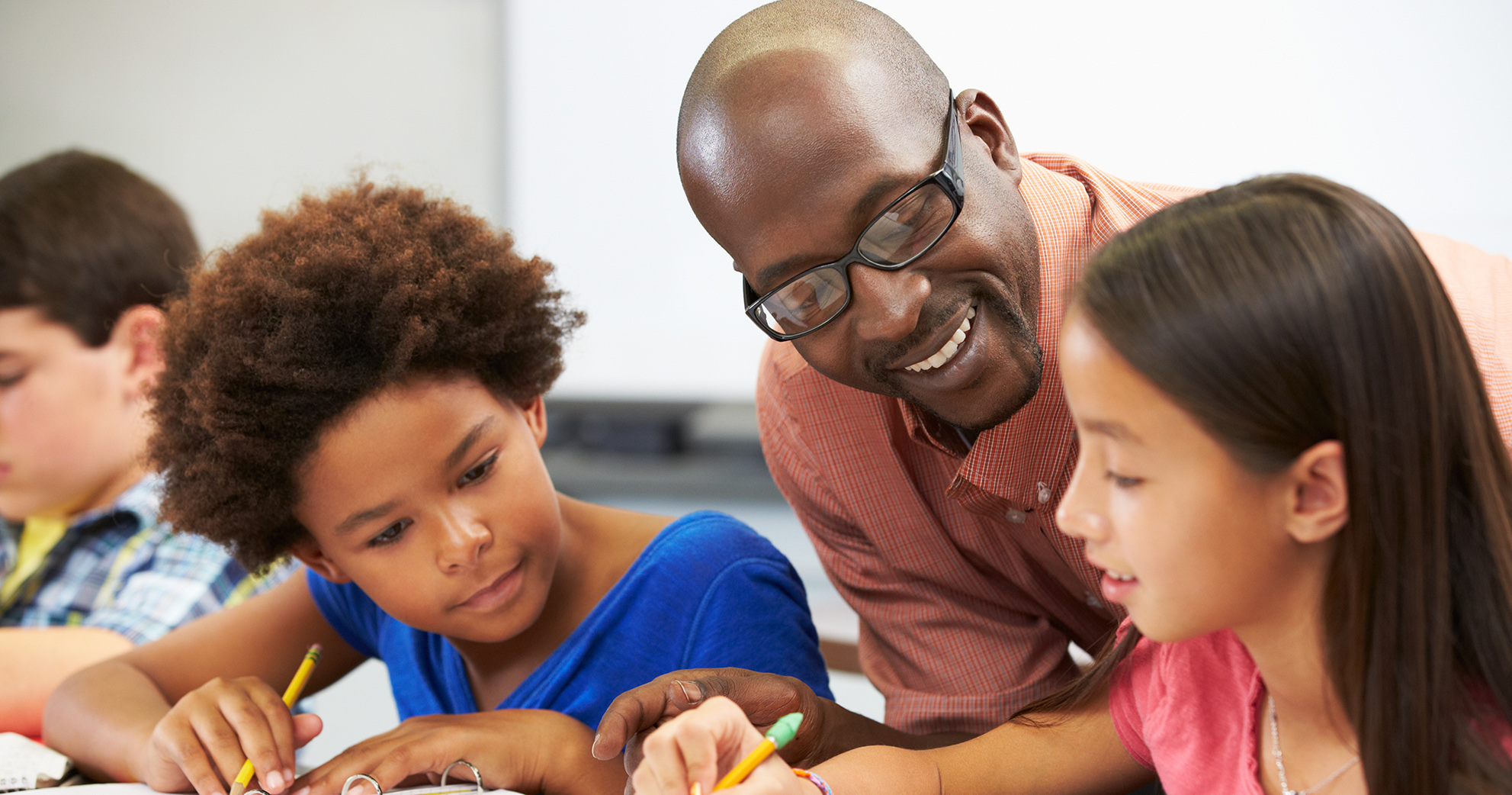 teacher and students